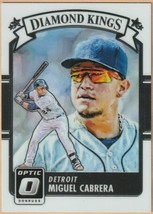 2016 Donruss Optic Diamond Kings #10 Miguel Cabrera Detroit Tigers ⚾ - £0.66 GBP