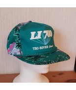 Vtg Corded 5 Panel Dad Hat 80s Hawaiian Farm Service Floral Agri Seed Ch... - $837.24 MXN