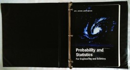 Probability and Statistics for Engineering and Sciences; Loose Leaf in binder - £39.32 GBP