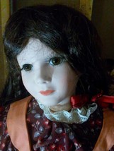 Lovely Mysterious Brown-Eyed Girl – Porcelain Doll or Direct Bind - $488.00