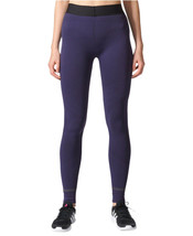 Adidas Womens Ink Purple Climaheat Seamless Tights  Sz Medium M 6685-6 - £45.41 GBP