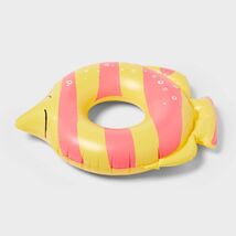 Sun Squad Fishy Swim Tube PVC Water Float Yellow Pink Kids Adults - €10,20 EUR Sun Squad Fishy Swim Tube PVC Water Float Yellow Pink Kids Adults - €10,20 EUR