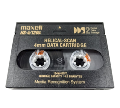 Maxell HS-4/120s Helical-Scan 4mm Data Cartridge - $7.91