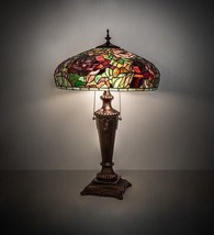 Meyda 26&quot; High Tiffany Peony Table Lamp Item Number: 253024 - $1,434.39