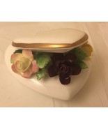 Vintage Royal Doulton   Bone China   Floral Rose Bouquet Heart   Made in... - €19,30 EUR