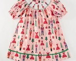 NEW Boutique Christmas Nutcracker Girls Smocked Embroidered Dress - £4.78 GBP+
