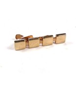 1960&#39;s 4 Squares Goldtone Tie Clasp by HICKOK U.S.A. 101615 - £19.77 GBP