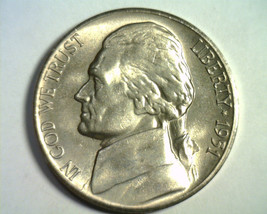 1951-S JEFFERSON NICKEL GEM / SUPERB UNCIRCULATED GEM /SUPERB UNC. ORIGI... - $30.00