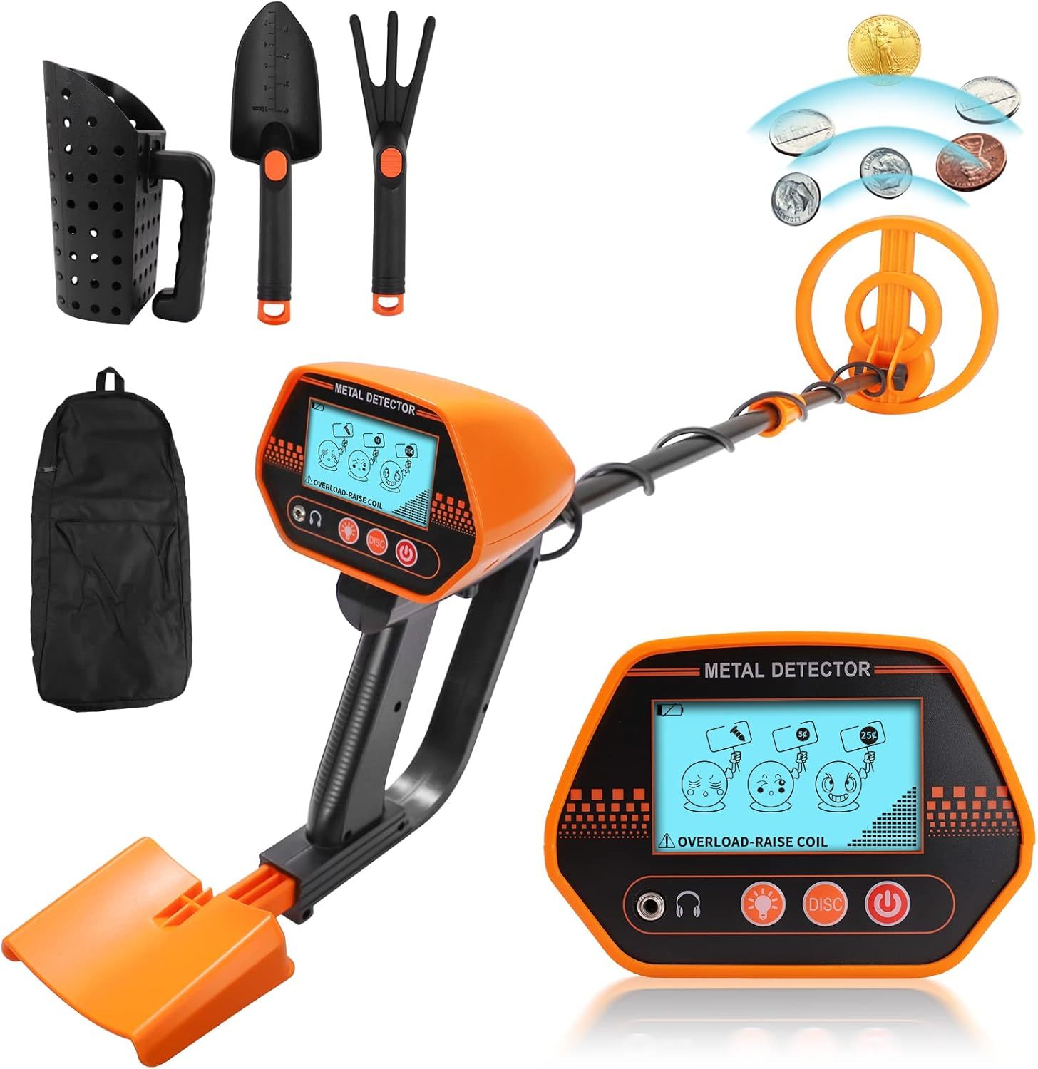 Voilamart Metal Detector For Adults Professional - Waterproof Metal Dete... - $56.99