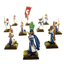 WFB High Elf Archers Regiment 10x Hand Painted Miniature Plastic Ranger - £115.90 GBP