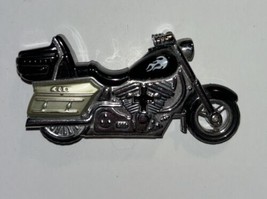 VTG Motorcycle Shaped Refillable Novelty Cigarette Lighter Butane Silver Tone  - £10.08 GBP