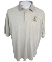 USS Harry S Truman Golf Club vintage Men Polo shirt pit to pit 26&quot; XL Na... - £23.26 GBP