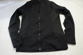 Via Prive &#39;Lotus&#39; Athletic Maternity Jacket Black size M-$104 NWOT - $53.19