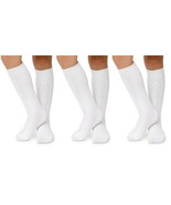 3 Pair Jefferies Socks Womens Cable Knit Knee High School Girl Long Socks - $263.12 MXN