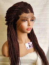 Fully Handmade African Braid frontal Lace wig 20 inches #35 mix 33 - $150.00
