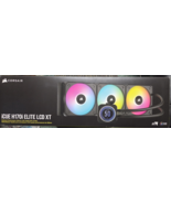 Corsair H170i Elite XT 420mm RGB Liquid CPU Cooler IPS LCD Screen Fits I... - $182.42 CAD