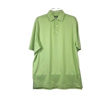 Foot Joy Mens Size Medium Lime Green Short Sleeve Golf Polo - £13.64 GBP