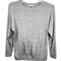 Heimious Womens Sweater Gray Size S Dolman Sleeve Round Neck Pullover Soft - £19.84 GBP