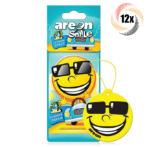 12x Packs AREON Smile Funny Car Emoji Hanging Air Freshener | Summer Dream Scent - $15.71