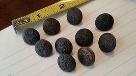 Lot of 10 WWI military buttons JR Gaunt &amp; Son Ltd. EN Co. (England) Germ... - $33.00