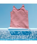 Mountain Lake Tank Top Womens L Pink Pullover Shirt Cotton Blend Combine... - $177.47 MXN