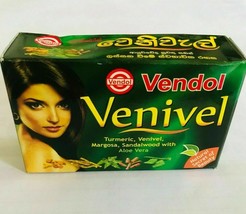 Vendol Venival Ayurvedic Natural Herbal Soap (Turmeric, Margosa With Sandalwood) - £5.41 GBP