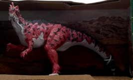 Detailed Ceratosaurus Dinosaur Toy Figure Figurine Horned Life-Like Terra Spots - £19.88 GBP