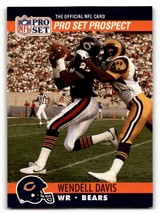 1990 Pro Set #727 Wendell Davis    Chicago Bears Football Cards EX/NM ID:60129 - $1.67