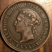 1888 Canada Large Cent Penny Coin - £13.05 GBP