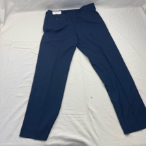 Nautica Mens Suit Dress Pants Blue Pockets Stretch Flat Front 42x32 New - $24.74