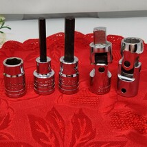 5X PROTO Professional Swivel, Hex Bit Socket 1/2&quot; USA Made 6 &amp; 12 Pt - $42.16 CAD