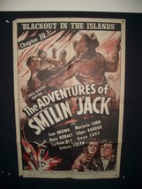 Adventures Of Smiling Jack: SERIAL- 1 Sheet POSTER-1943 Vg - £355.35 GBP