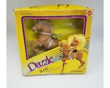 VINTAGE 1981 MATTEL DAZZLE BLAZE PALOMINO BROWN HORSE TOY IN ORIGINAL PA... - $27.55