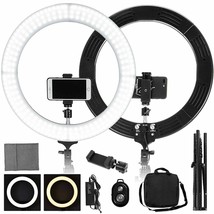 18&#39;&#39; inch LED Ring Light Kit W/ Stand Dimmable 6000K For Camera Makeup P... - $90.24