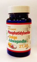 Phosphatidylserine + Ginkgo + Ashwagandha 250mg 90 Caps Brain Health - $19.99