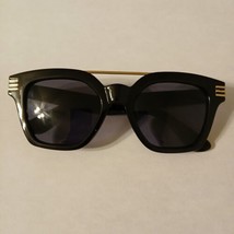 Vox Women Casual Black Sunglasses Gold Tone Accents 66034 UV400 - £7.90 GBP
