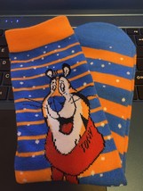 Kellogg&#39;s Tony The Tiger Socks Frosted Flakes Adult Size Novelty Unisex ... - $6.99