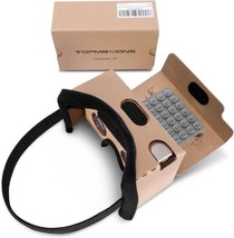 Google Cardboard 3D Virtual Reality DIY Headset for 3D Movies and Games Compatib - £19.27 GBP