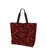 Crimson Tooled Leather Look Floral Tote – Gothic Western Elegance, FREE ... - $627.24 MXN