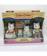 Sylvanian Families Calico Critters Latte Cat Family NEW SEALED BOX - $38.96