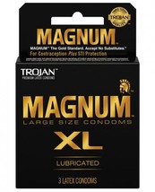 Trojan Magnum XL 3 Pack Latex Condoms(D0102H50P7G.) - £10.20 GBP