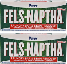 Fels Naptha Laundry Soap Bar - 5.0 Oz - 2 Pk - £8.82 GBP