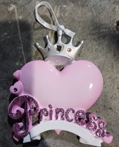 Princess Heart Kids Christmas Ornament Polarx Easy To Personalize new - £9.47 GBP