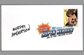Murphy Anderson Signed Hawkman Dc Comics Super Heroes Usps Fdi Art Stamp - £78.00 GBP