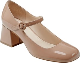 Marc Fisher LTD Women&#39;s NESSILY retro  Mary Jane Pump Nude Patent size  ... - £33.44 GBP