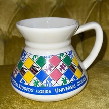 Vintage Universal Studios Coffee Mug No Spill Rubber Wide Bottom 12oz - £12.53 GBP