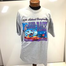 Vtg 1998Adult XL Reno National Air Races Championship Gray Tee T-Shirt VGC! - $25.00