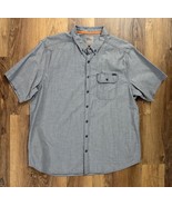 5.11 Tactical Series Men&#39;s Dark Gray XL Short Sleeve Button Down Snap Sh... - $35.27 CAD