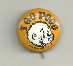I Go Pogo Pin Back - 1952 - Walt Kelly - Green Duck - Beautiful Condition! - £39.95 GBP
