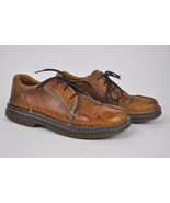 DR MARTENS 8B16 Congac Brown LEATHER Lace OXFORD US Size 9 Fits like 10 - £15.68 GBP